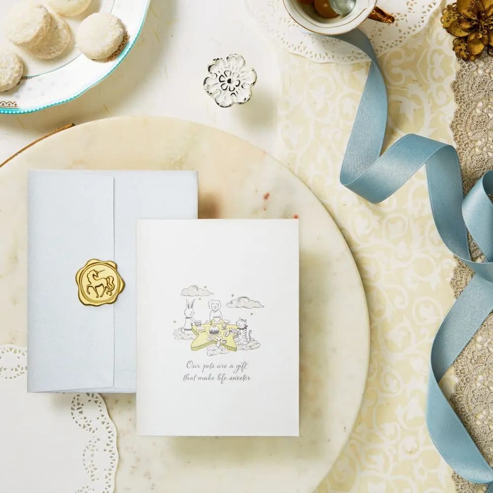 Etched Pet Sympathy Card