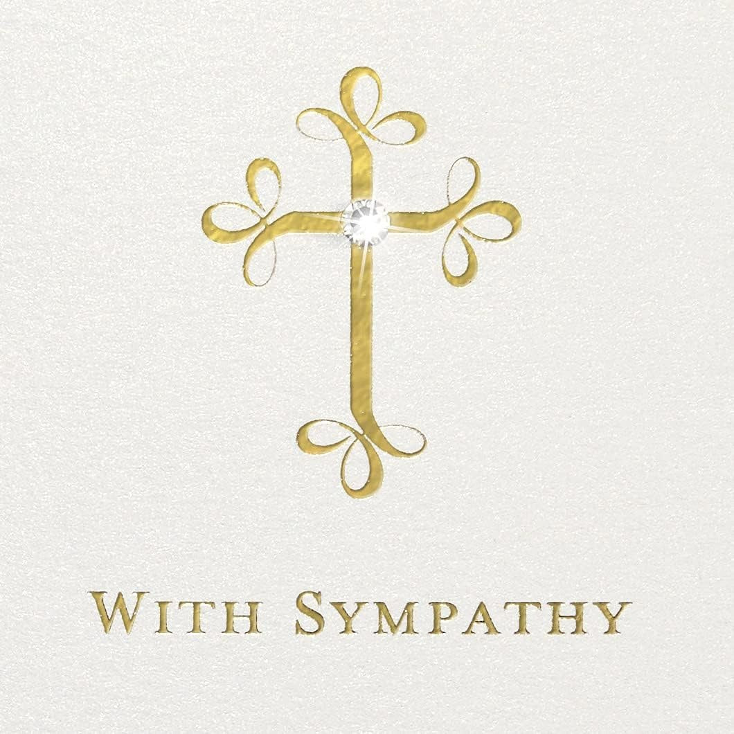 Cross Sympathy Card
