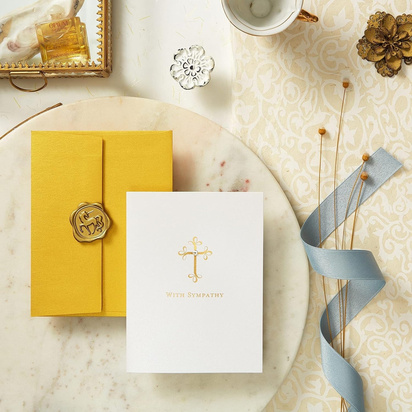 Cross Sympathy Card