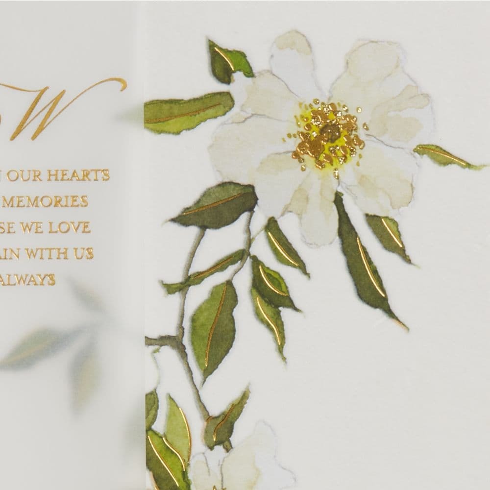 Wild Roses Sympathy Card