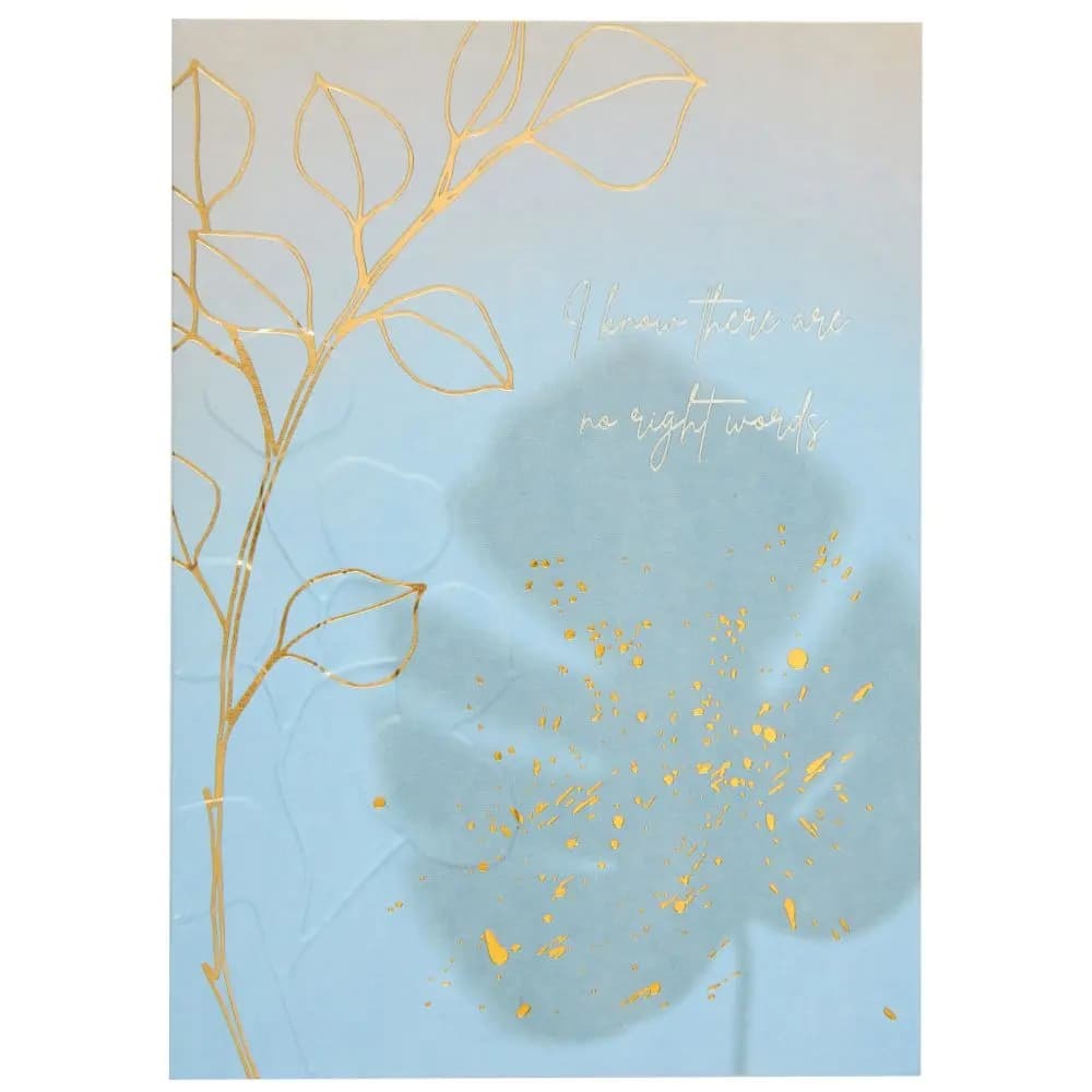 No Right Words Sympathy Card