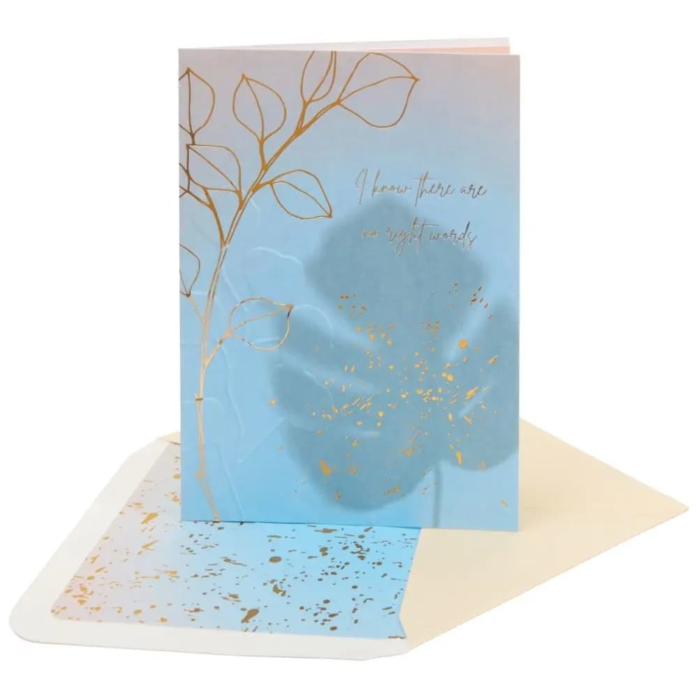 No Right Words Sympathy Card