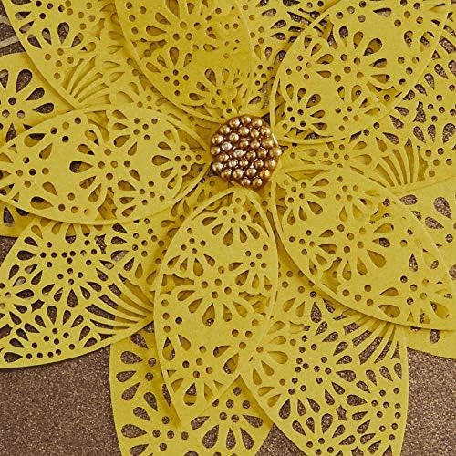 Laser Floral Thank You Card