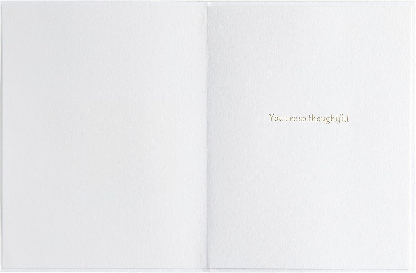 Flowers In Cloche Thank You Card