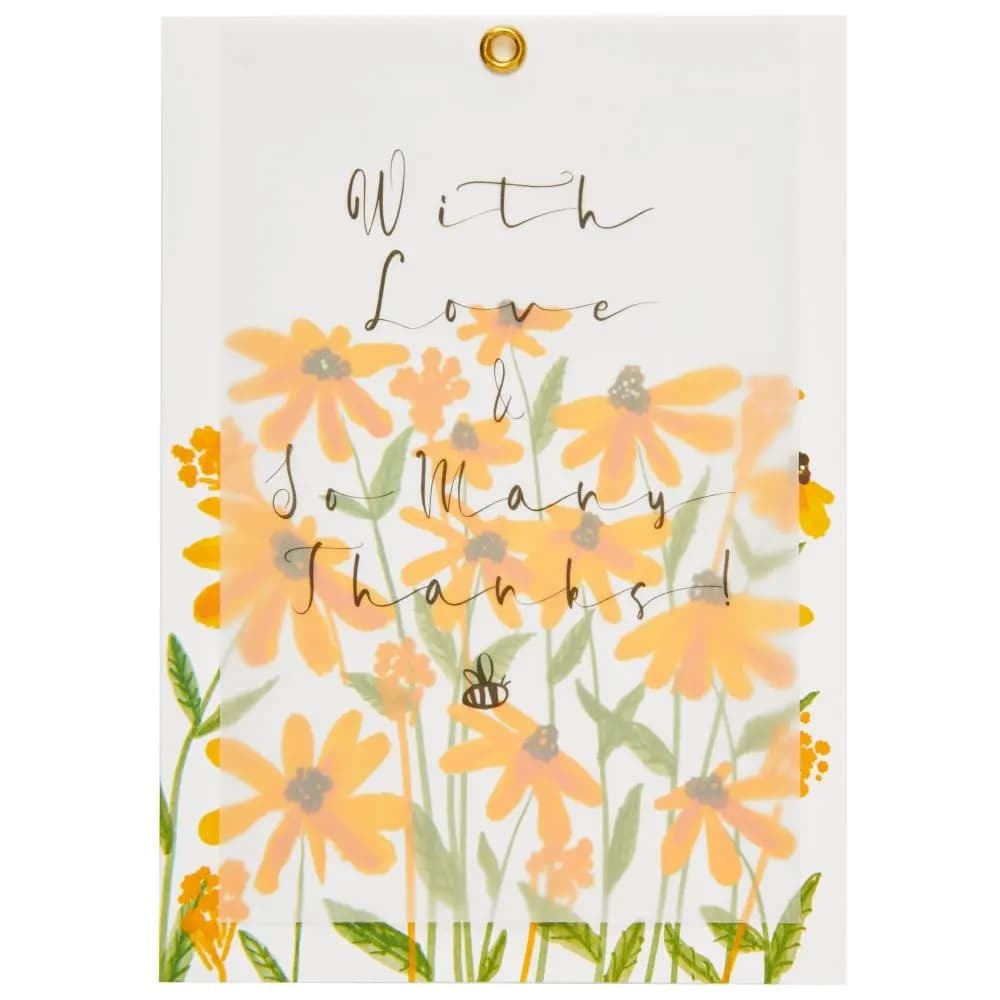 Daisy Flower Field Thank You Card