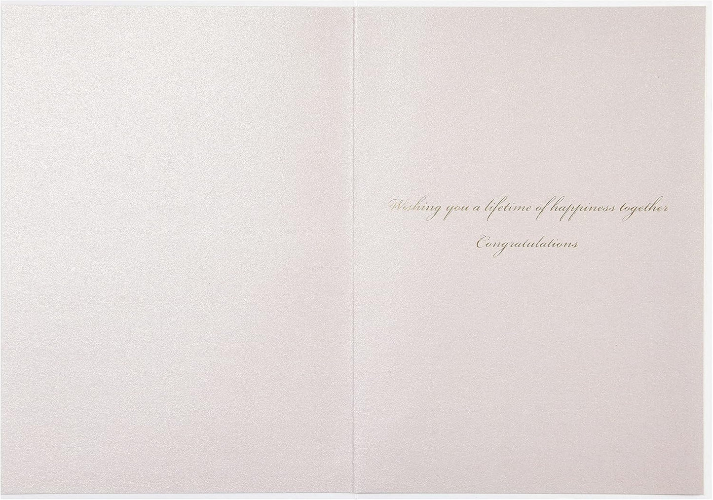 Vellum Hydrangea Wedding Card