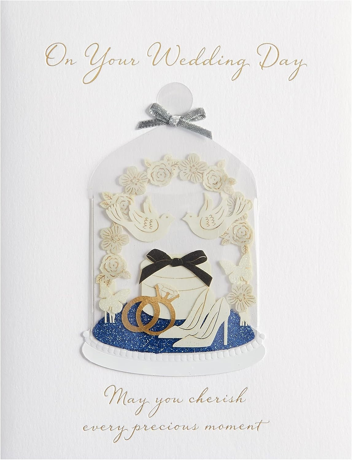 Wedding Cloche Wedding Card