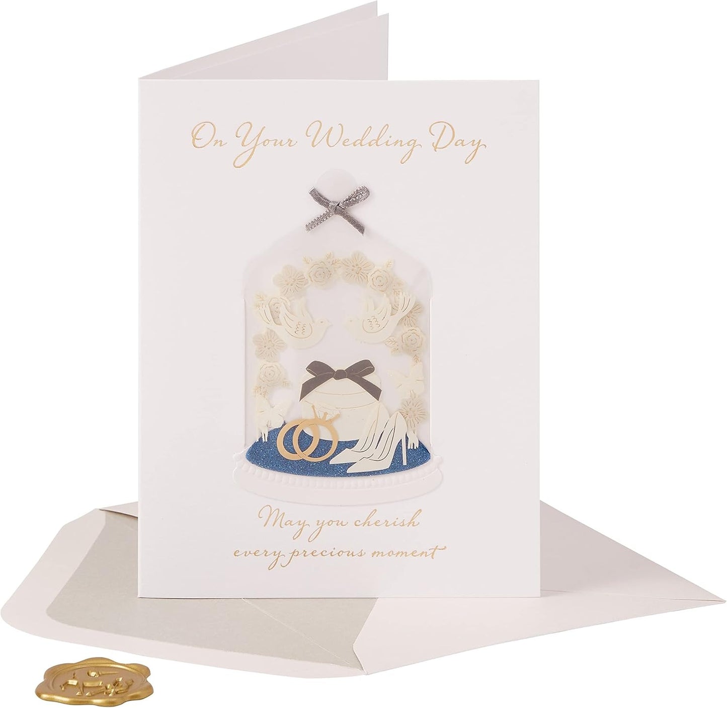 Wedding Cloche Wedding Card
