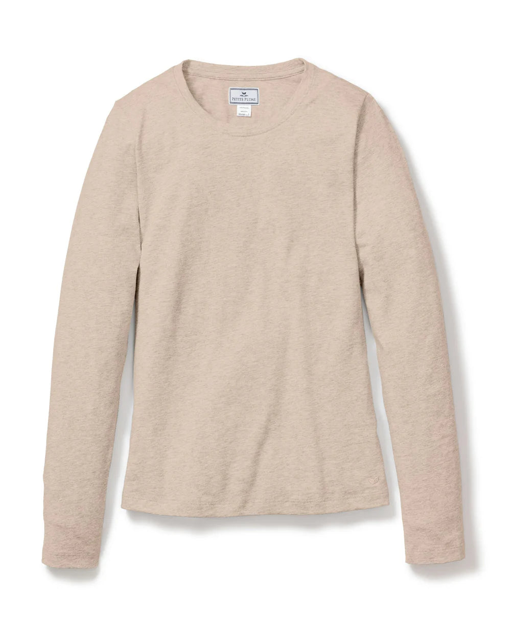Women's Pima Long Sleeve Top in Camel