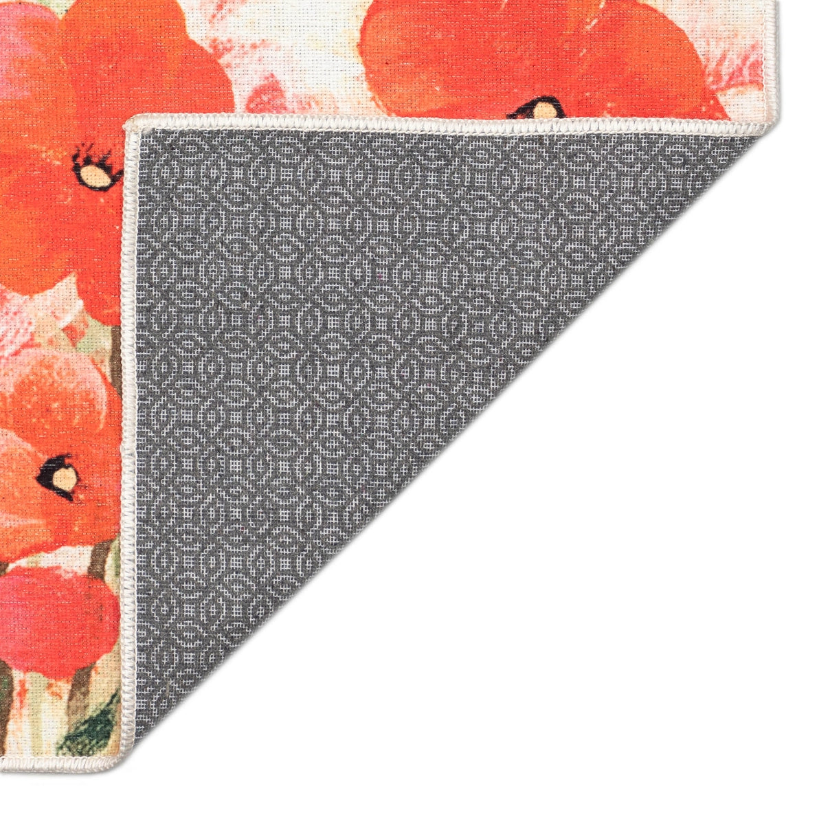 Impressions Poppies Indoor/Outdoor Mat Red