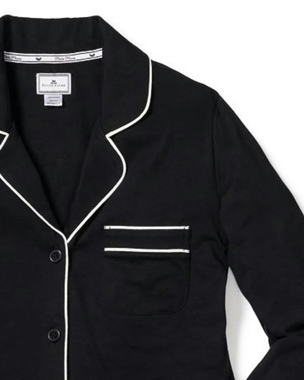 Luxe Pima Cotton Black Astaire Pajama Set