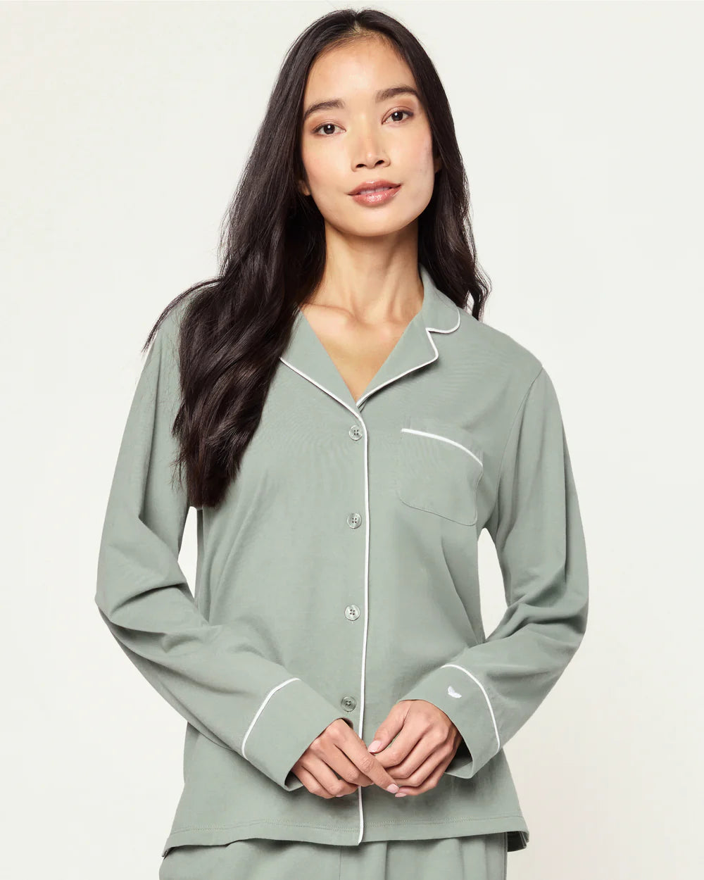 Women's Pima Pajama Set in Sage