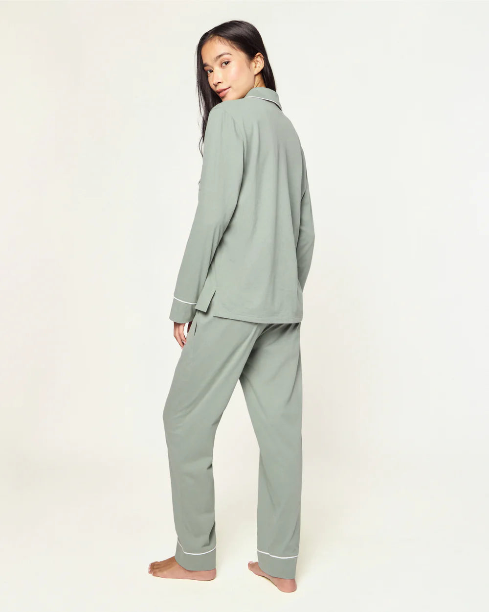 Women's Pima Pajama Set in Sage