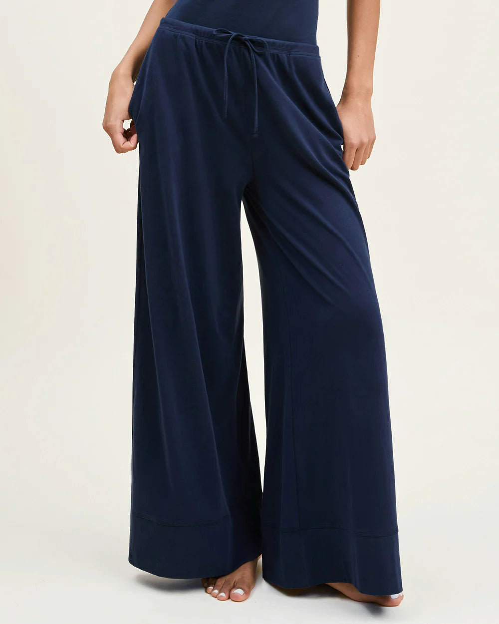 Women's Pima Wide-Leg Lounge Pant