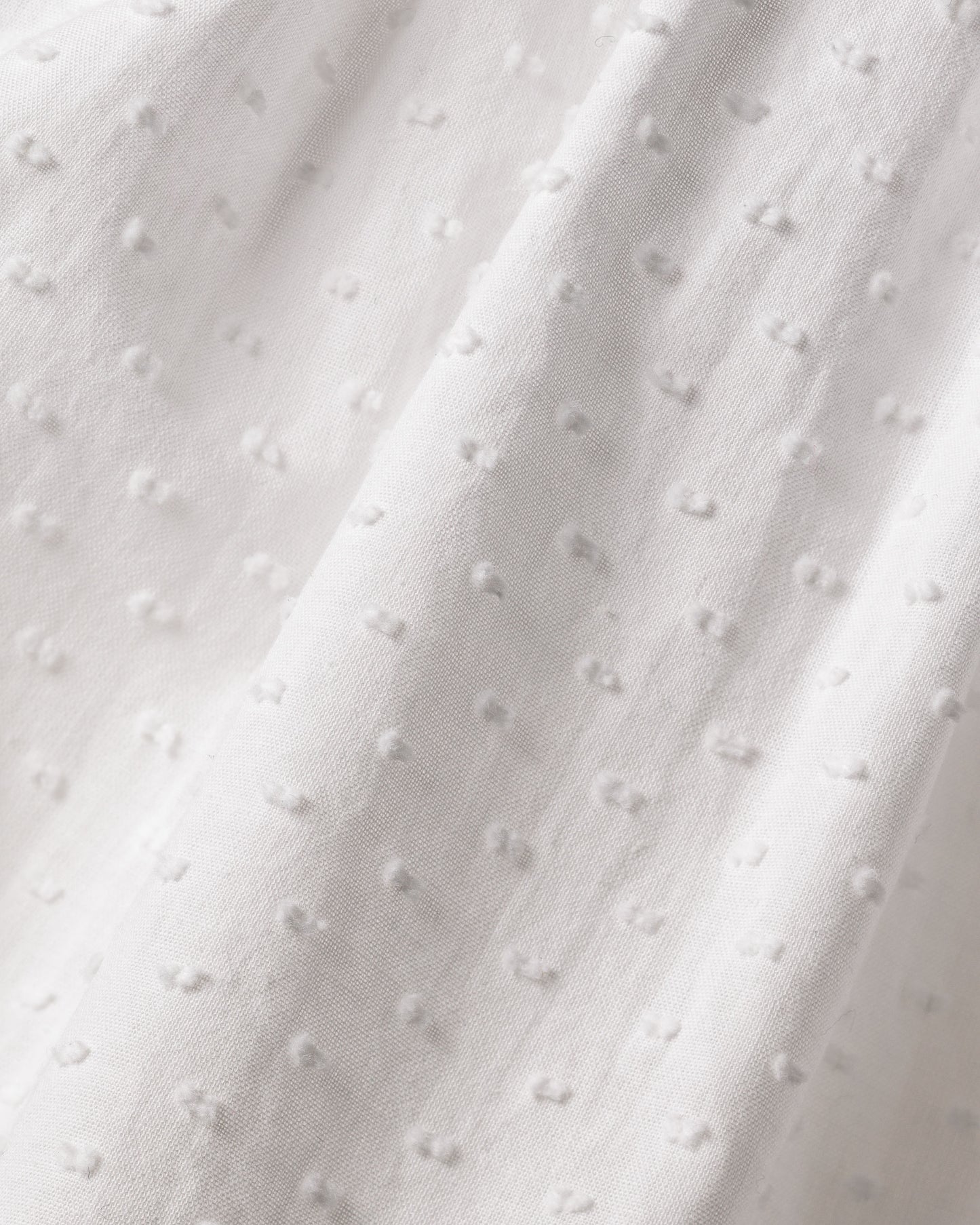 Girl's Swiss Dots Celeste Nightgown in White