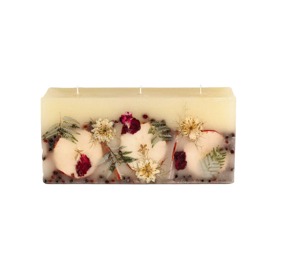 Spicy Apple Brick Botanical Candle