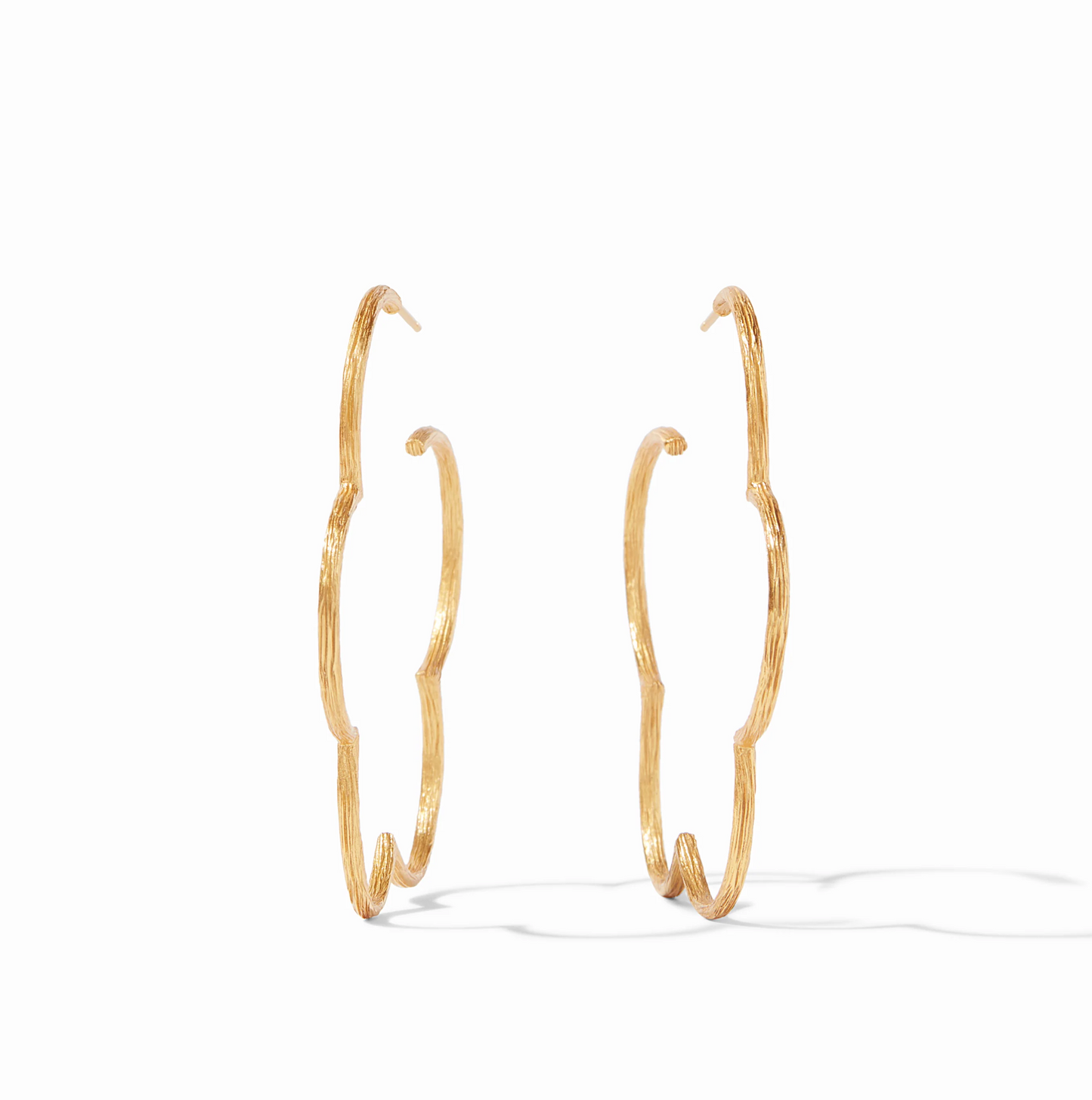 Gardenia Textured Hoop