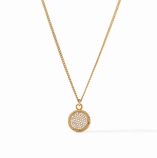 Fleur-de-Lis Solitaire Necklace