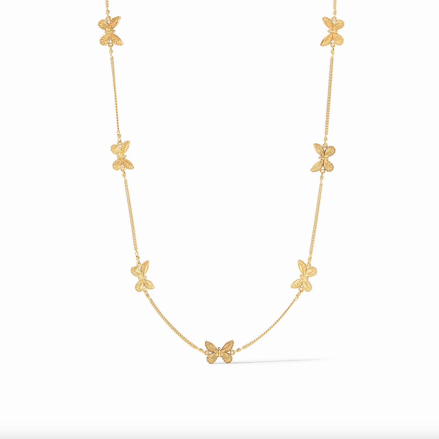 Butterfly Delicate Station Necklace