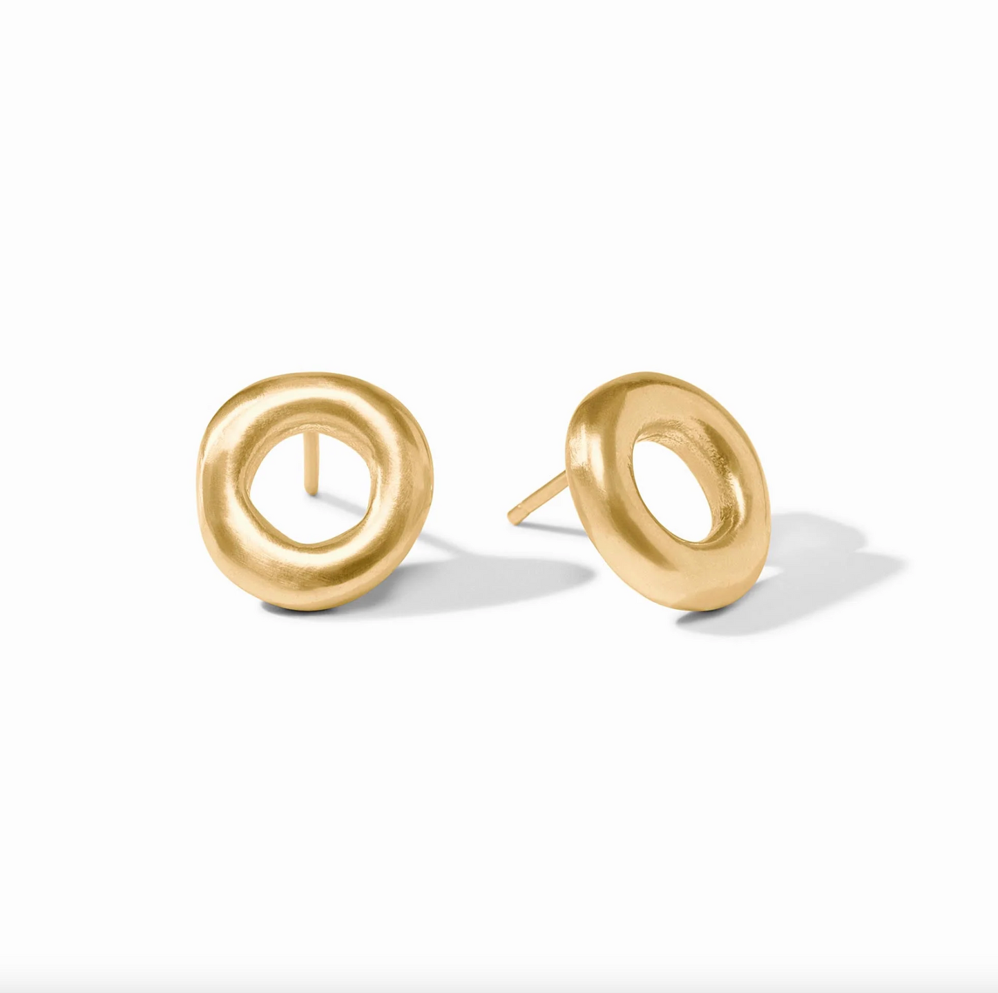 Wave Circle Stud