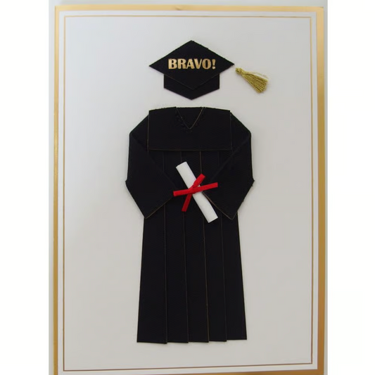 Handmade Grad Outfit Graduation Card