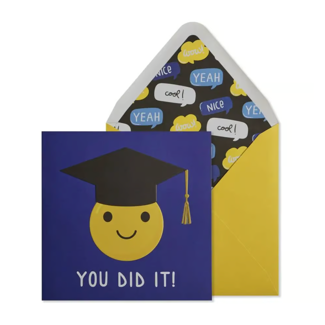 Emoji Grad Graduation Card