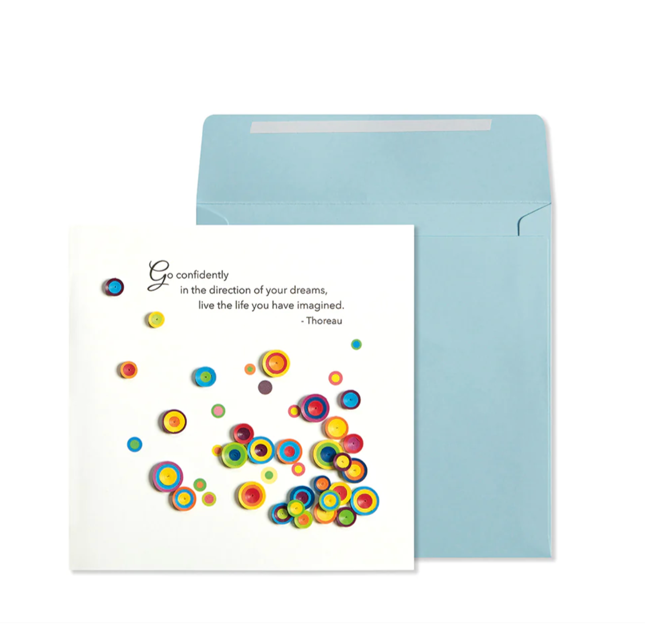 Quilled Dots With Quote Graduation Card