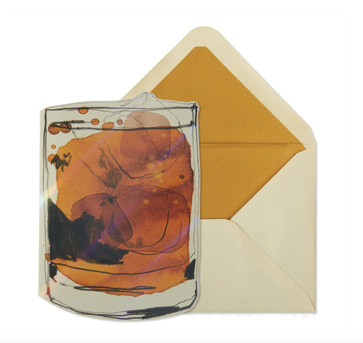 Illustrated Scotch Father's Day Card