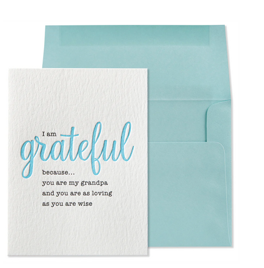 Grateful Grandpa Birthday Card