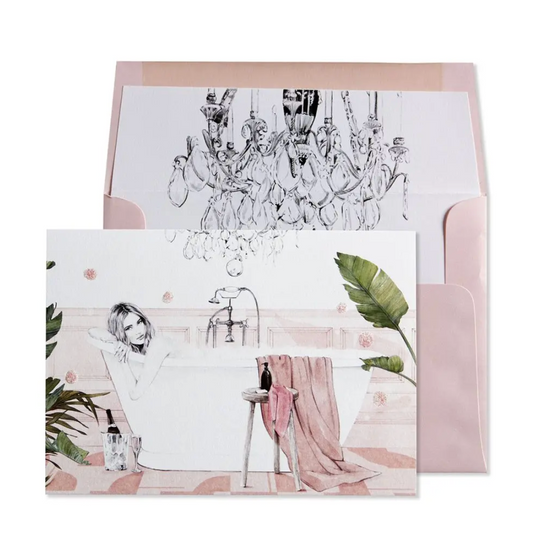 Spa Girl Birthday Card