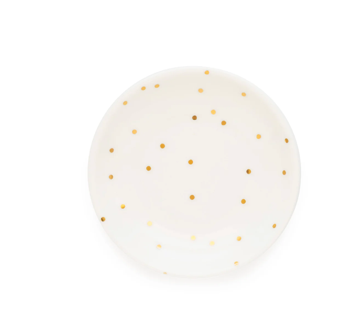 Round Scatter Dot Trinket Tray