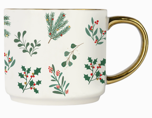 Holiday Greenery Coffee Mug