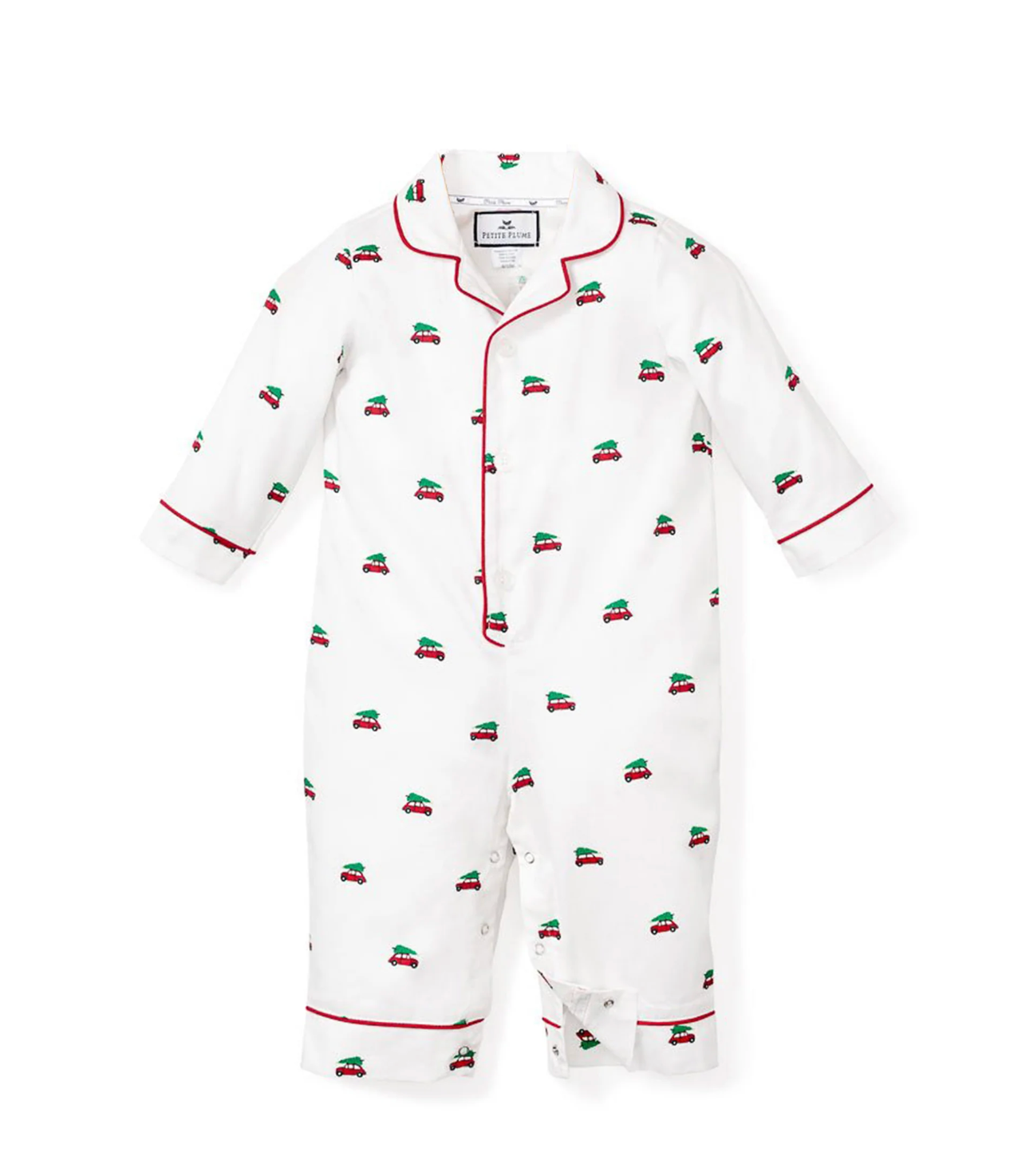 Baby's Twill Romper in Holiday Journey