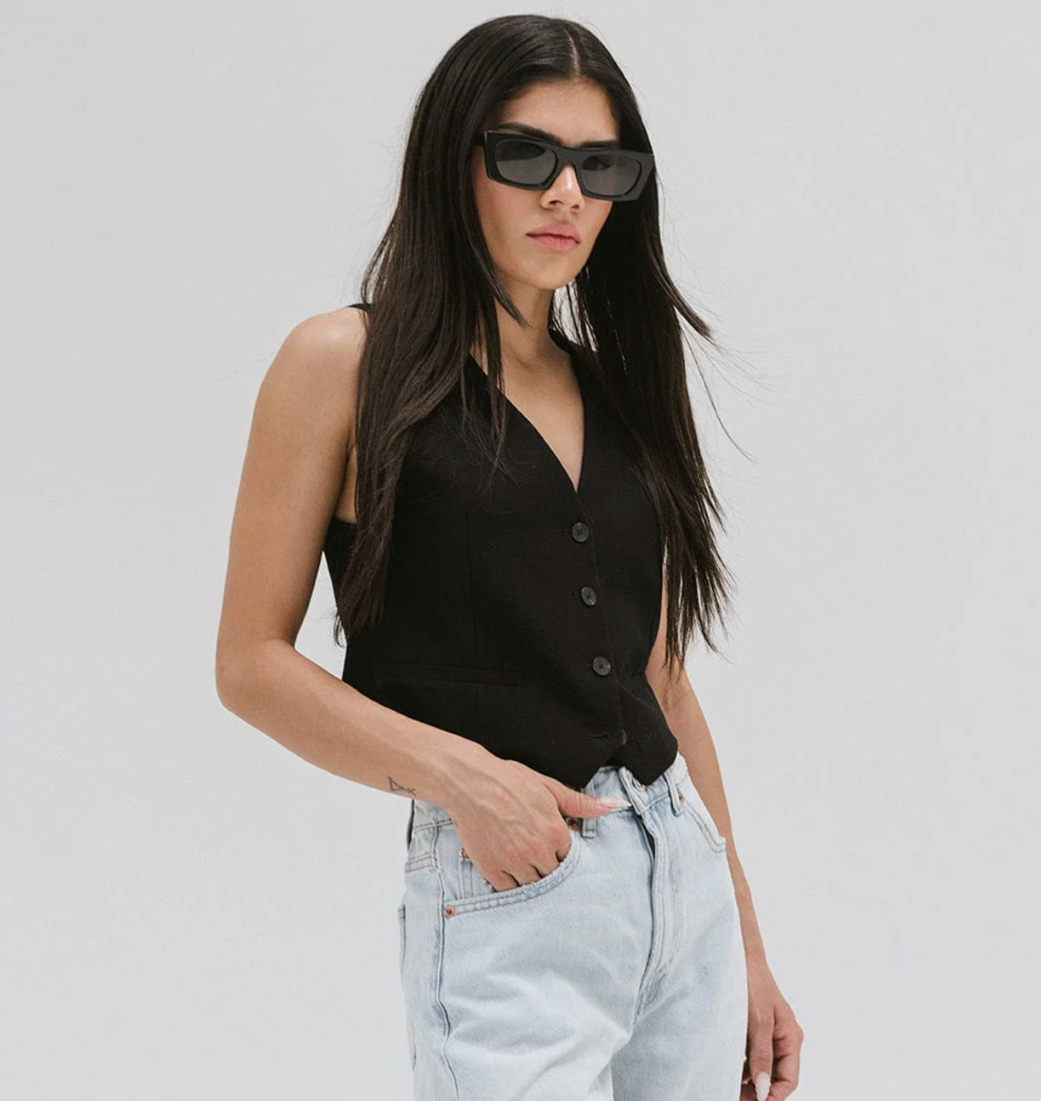 Jackie Rectangle Sunglasses