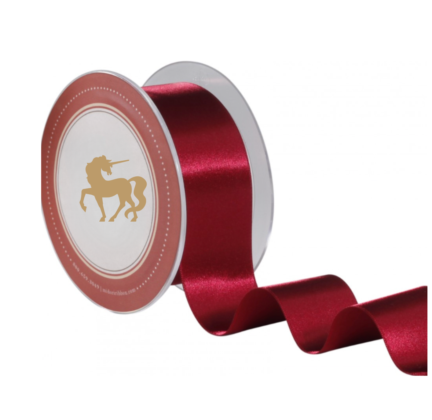 Double Faced Satin Ribbon - Garnet