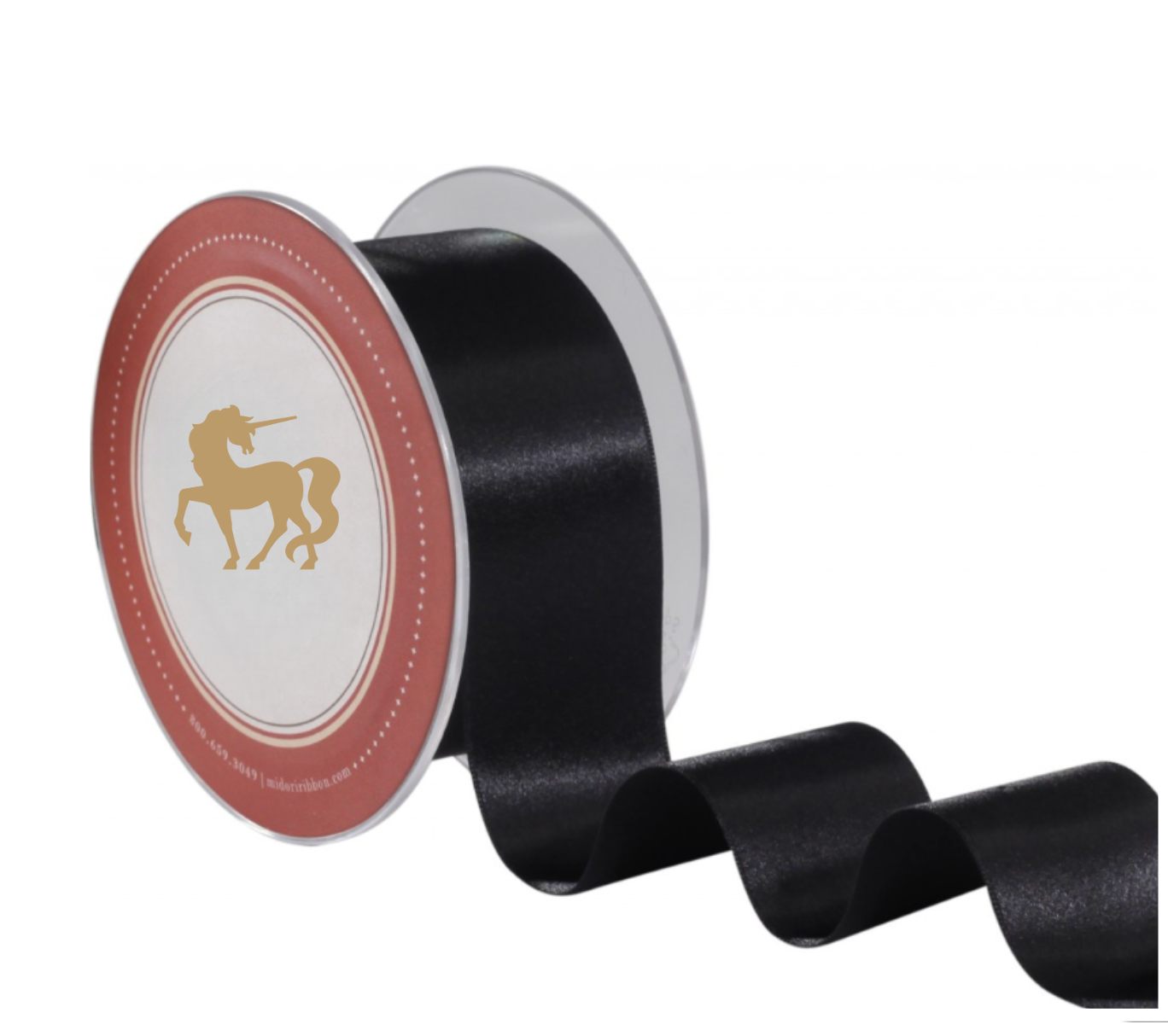 Double Faced Satin Ribbon - Black