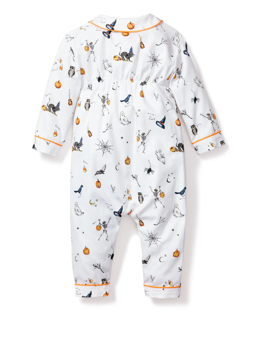 Baby's Twill Cambridge Romper in Trick or Treat