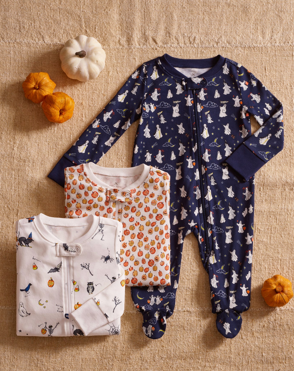 Baby's Pima Romper in Spooky Slumber
