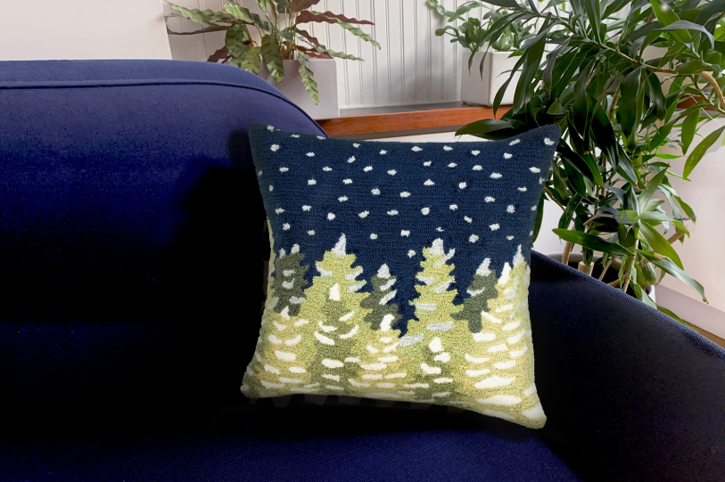 Frontporch Let It Snow Indoor/Outdoor Pillow