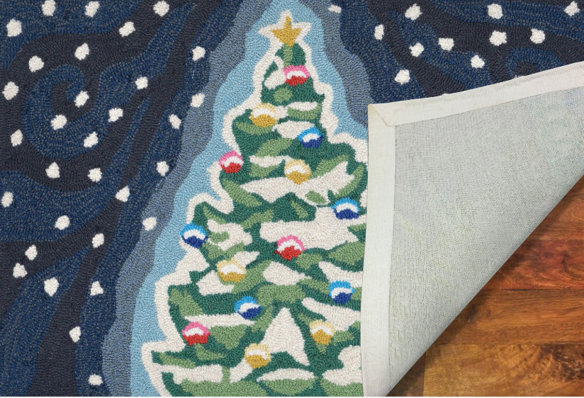 Frontporch Xmas Tree Indoor/Outdoor Rug