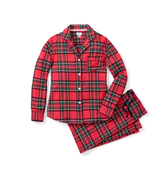 Women's Brushed Cotton Pajama Set in Imperial Tartan