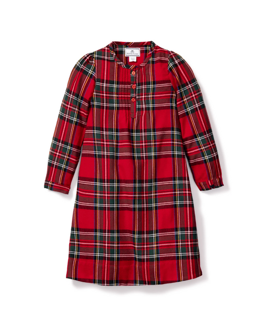 Girl's Brushed Cotton Beatrice Nightgown in Imperial Tartan