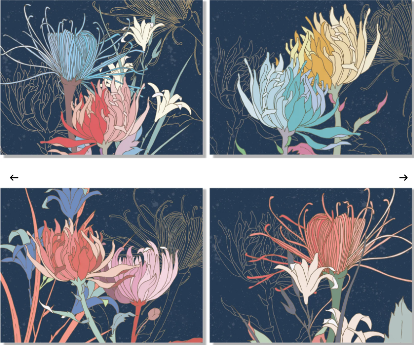 Placemats - Hellaborus Set of 4