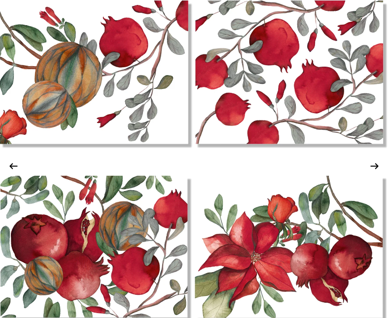 Placemats - Grenade Set of 4
