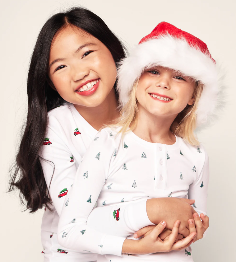 Kid's Pima Snug Fit Pajama Set in Holiday Journey