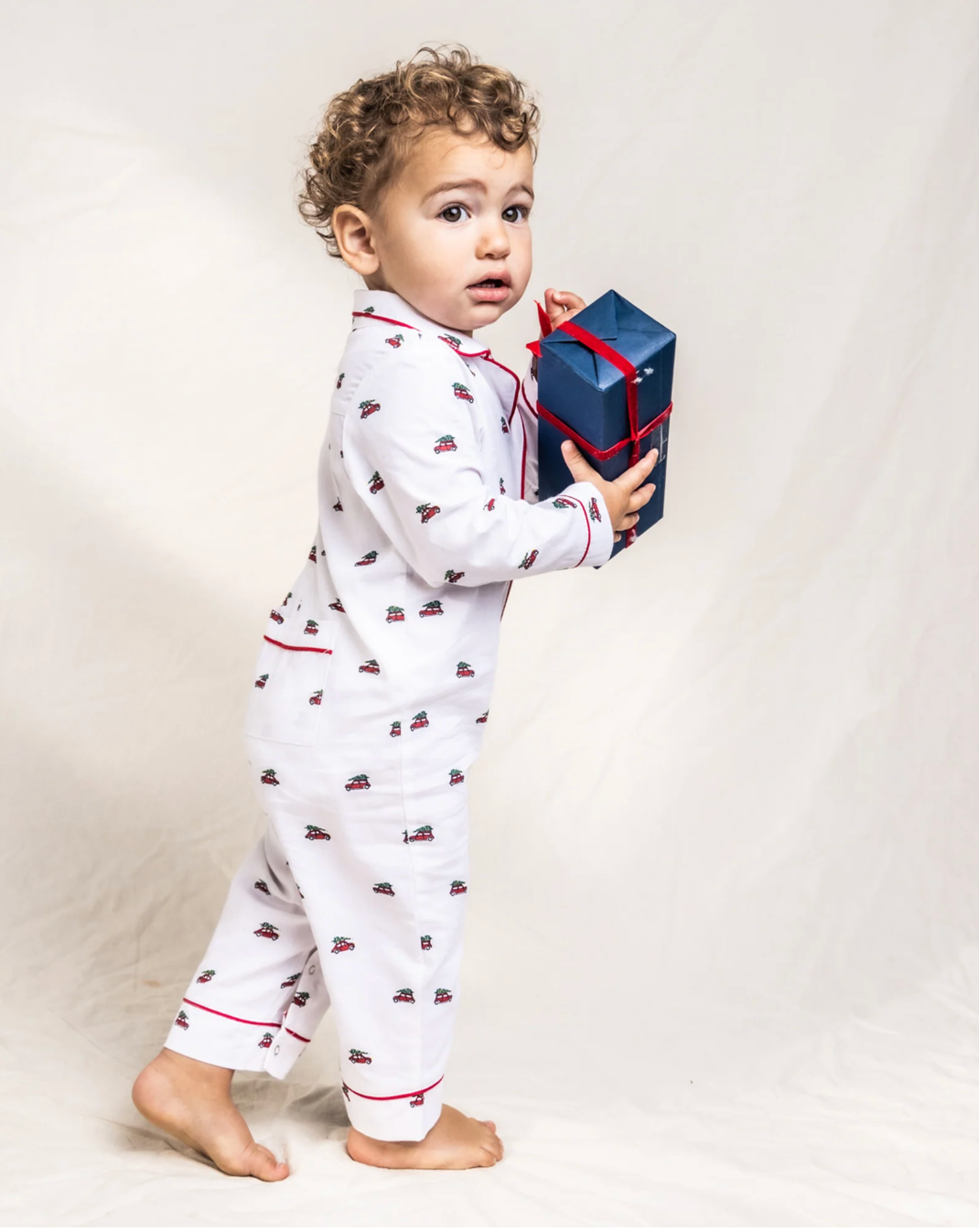 Baby's Twill Romper in Holiday Journey