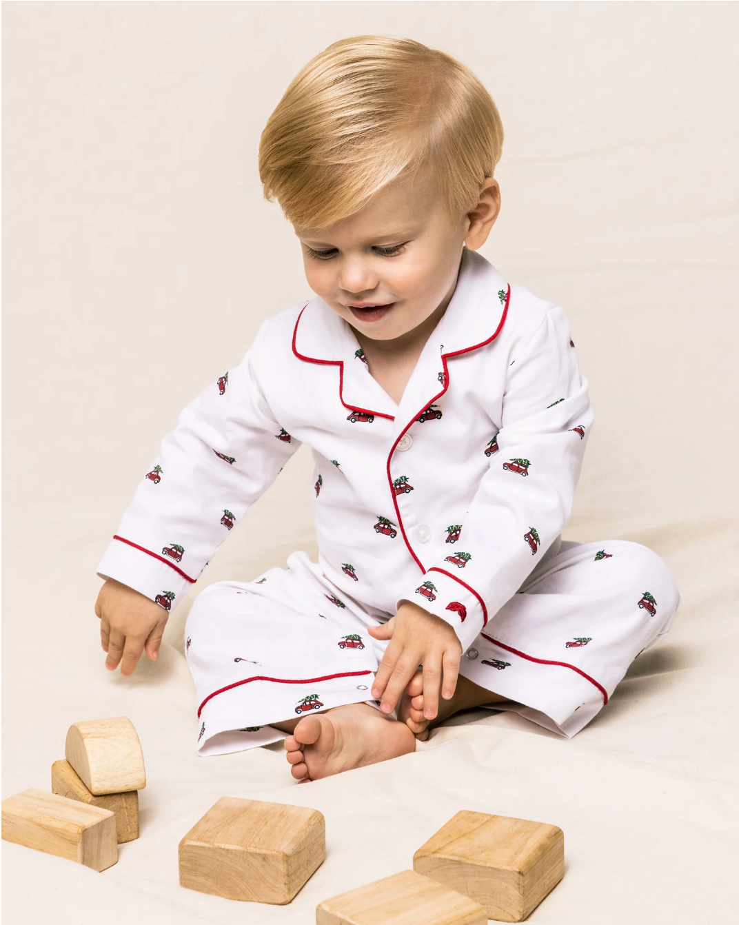 Baby's Twill Romper in Holiday Journey