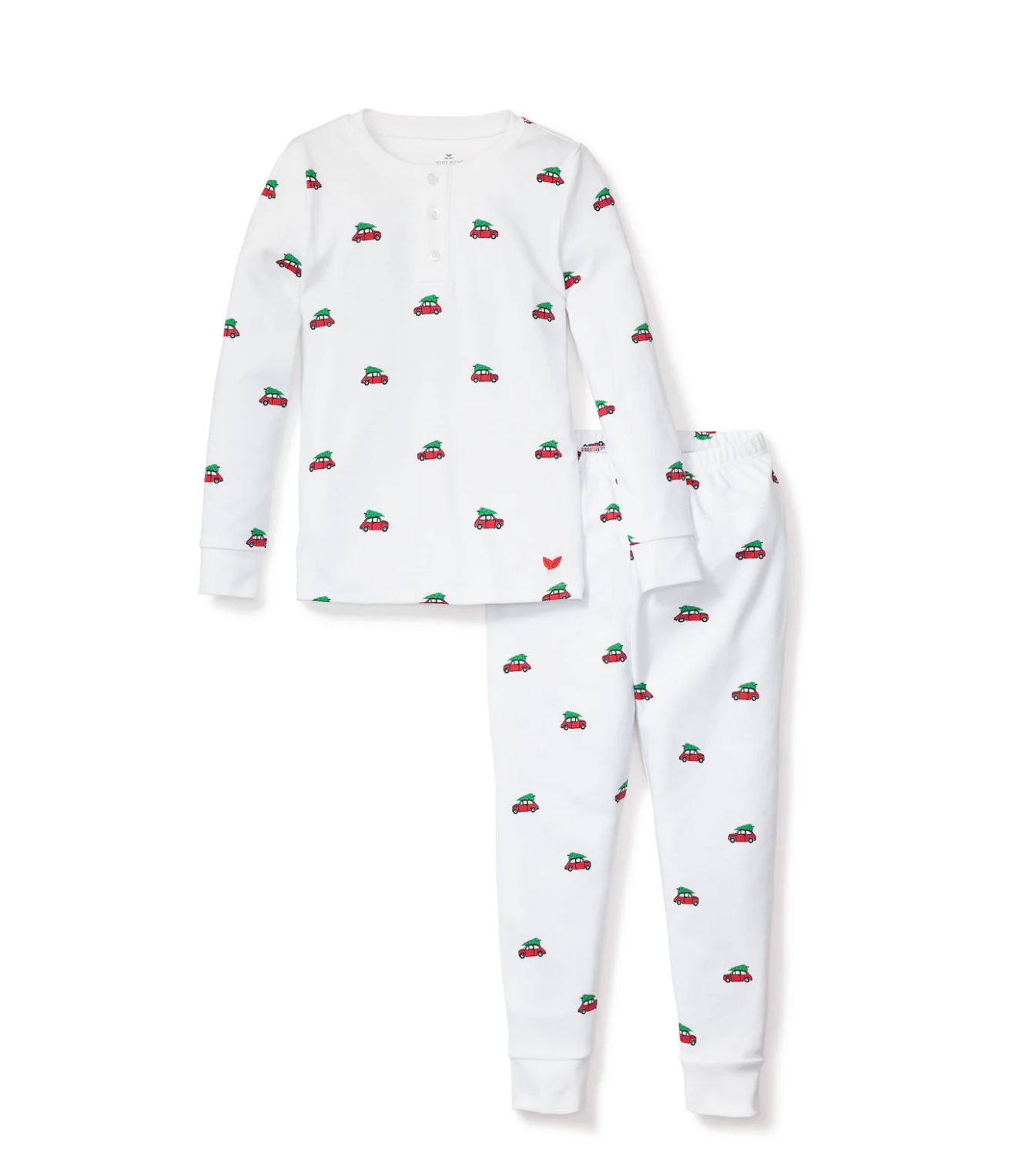 Kid's Pima Snug Fit Pajama Set in Holiday Journey