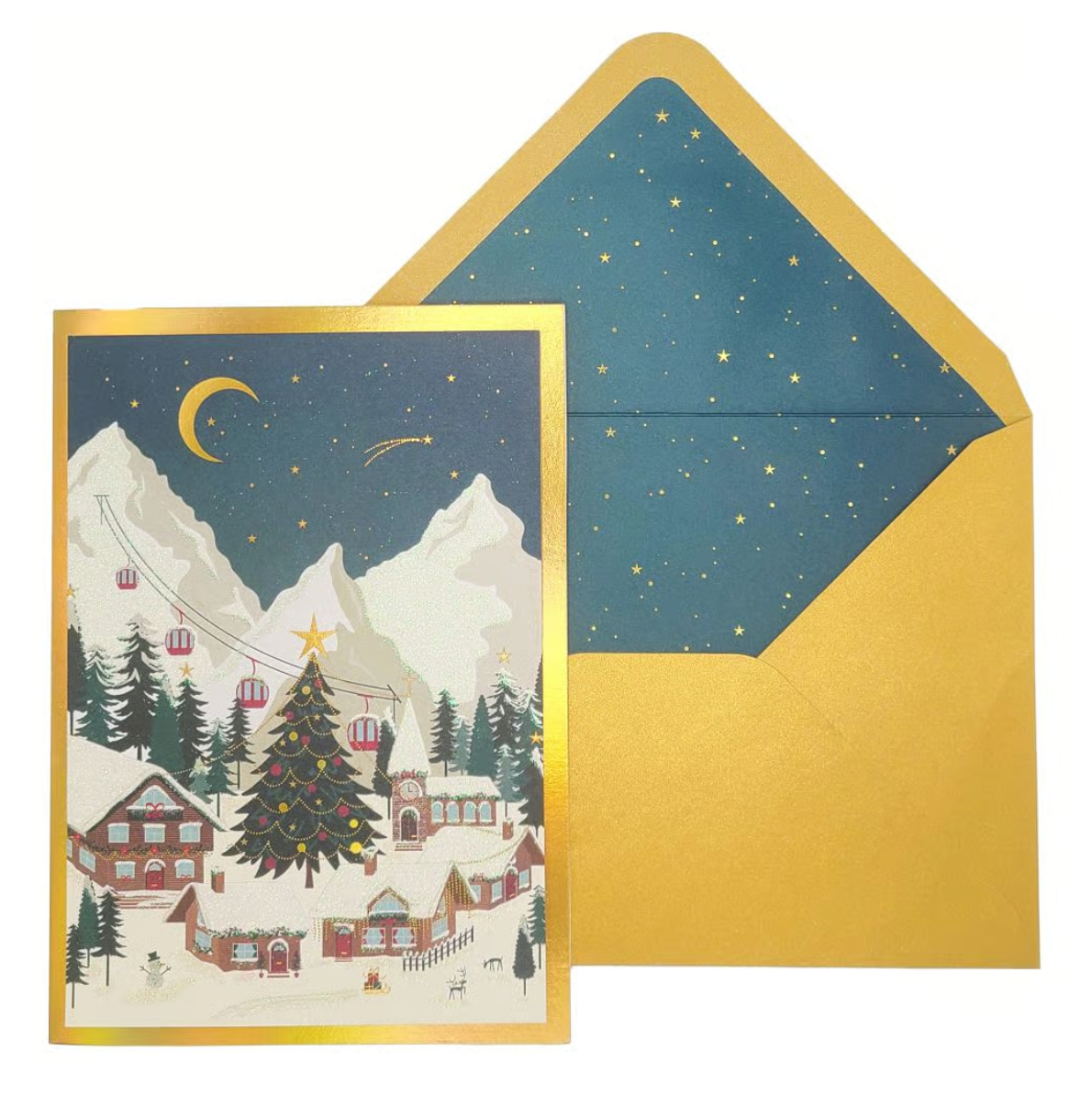 Alpine Village Christmas Card