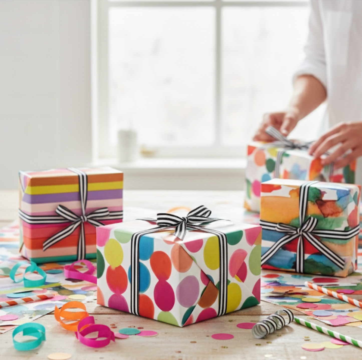 Rainbow Stripe Wrap